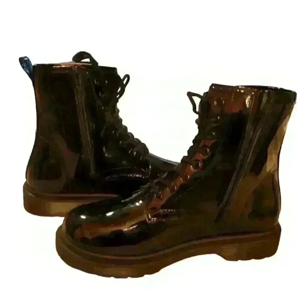 Mudd black patent leather boots - Picture 4 of 5